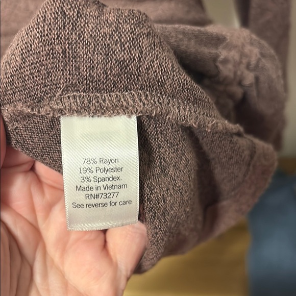 Nine West Long Sleeve Dress with Ruched Side - Picture 3 of 4